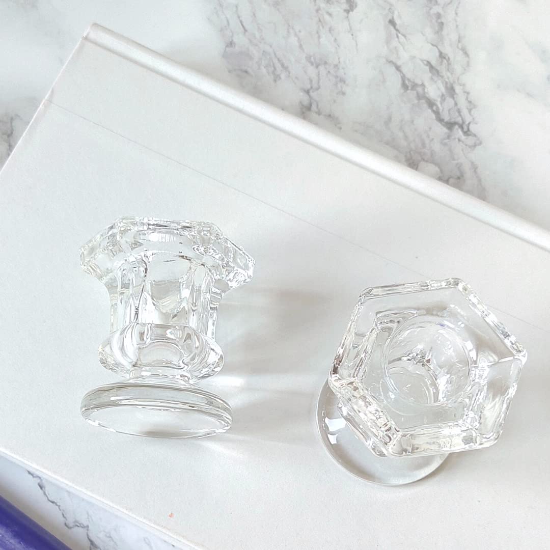 SIHIYA LIFESet of 2 Acrylic Candlestick Holders | for dinners, events, gifting