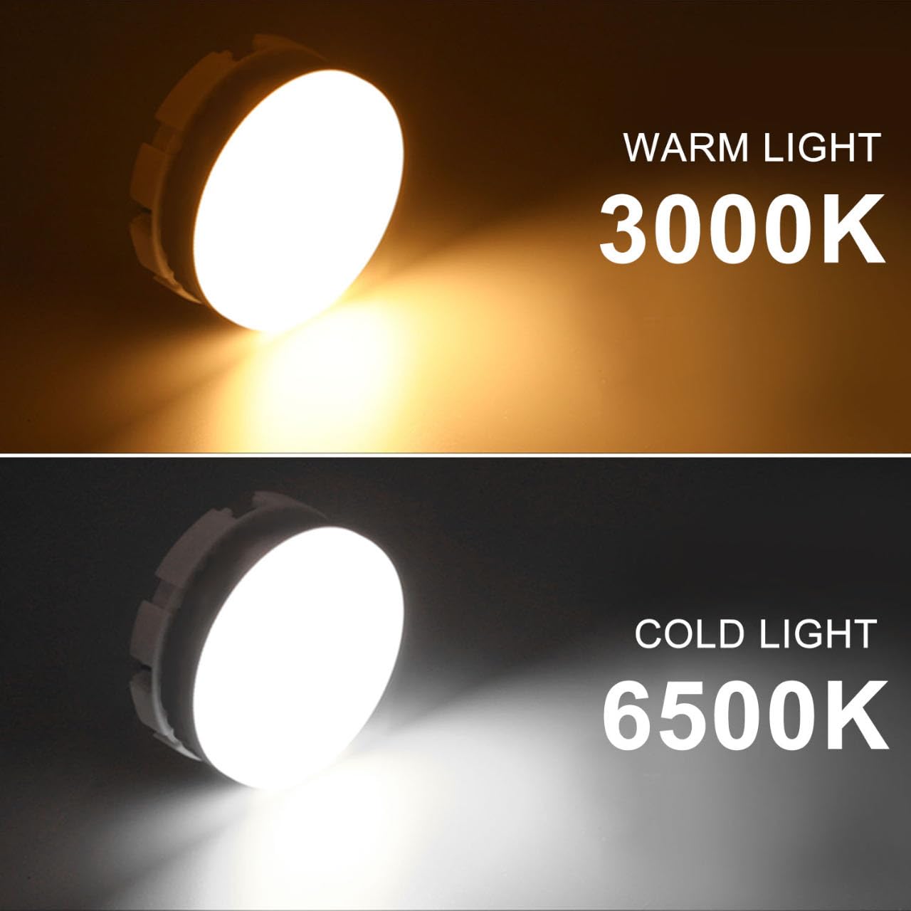 Ww Gx53 EXTRASTAR Ampoule LED GX53 9W 3000K, Remplace Une Lampe Halogène 61W, Spot Encastrable LED GX53 Pour éclairage D'armoire, 120°, 820LM, AC 220V, Non- Dimmable, Blanc Froid, Lot De 4 Ampoules