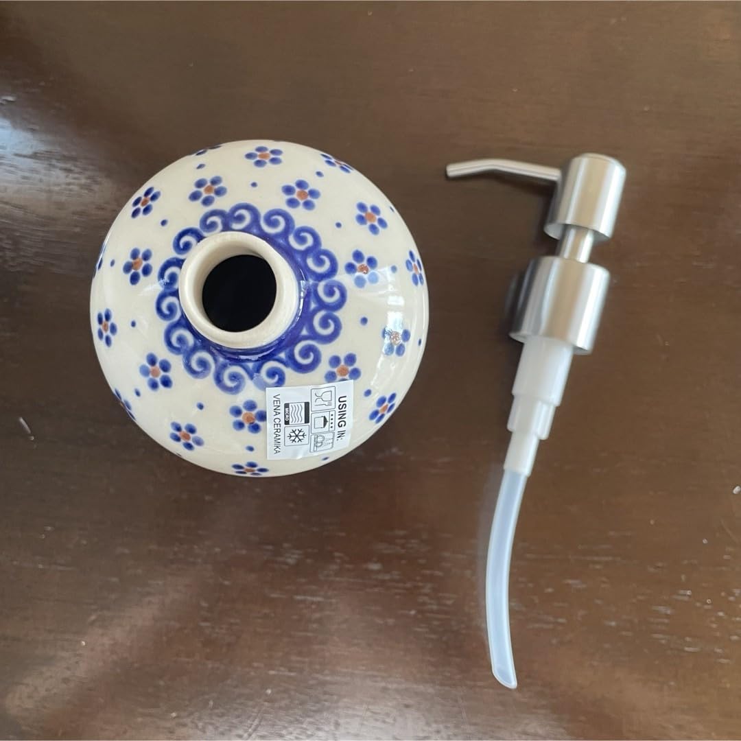 Amazon｜ポーリッシュポタリー ソープディスペンサー 容量 0.4L