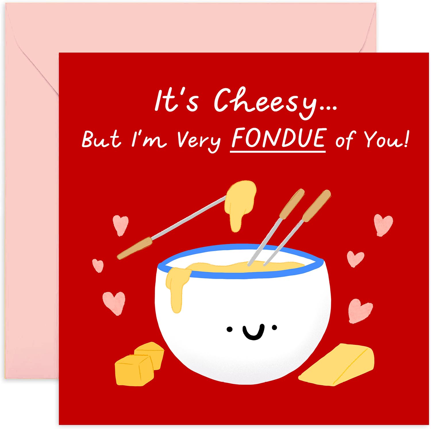 Biglietto Di Auguri Old English Co. Per Anniversario Di Matrimonio O San Valentino, Con Scritta "Love You To The Moon", Formato 15x15 Cm, Carta Spessa 280 G/m²