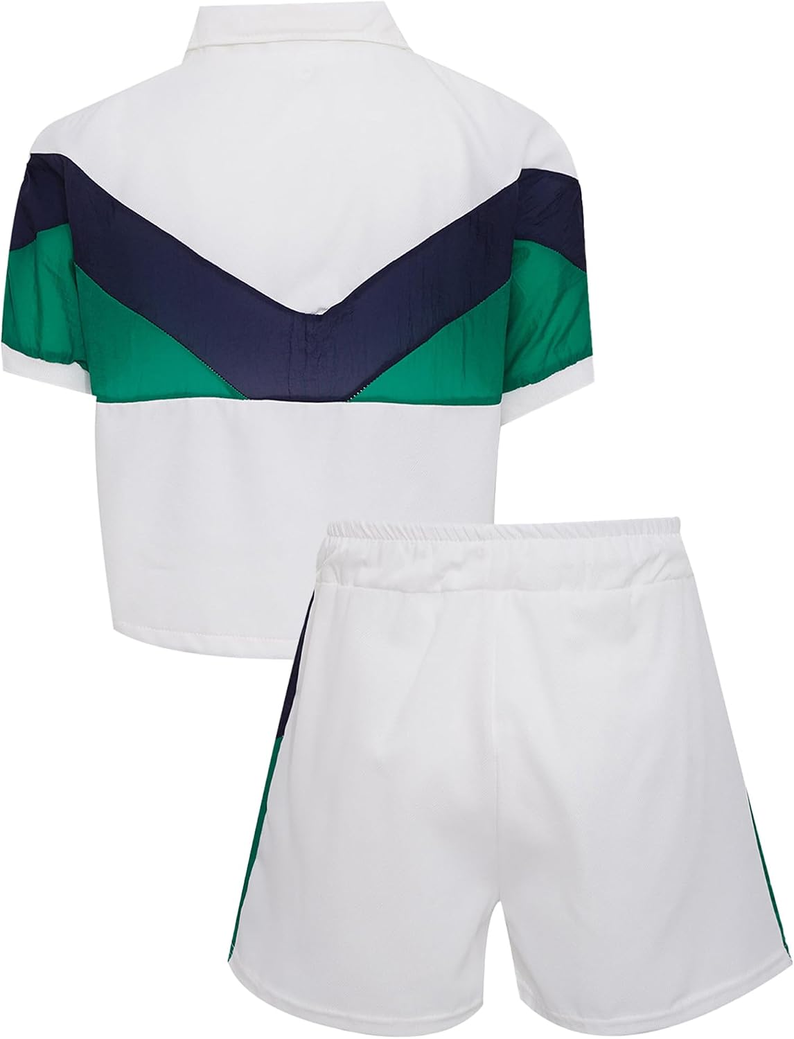 TiaoBug Kids Girls Summer Sport Sets Short Sleeve Sweatshirt and Active Shorts Set 2 Piece Outfit Tracksuits Sweatsuit