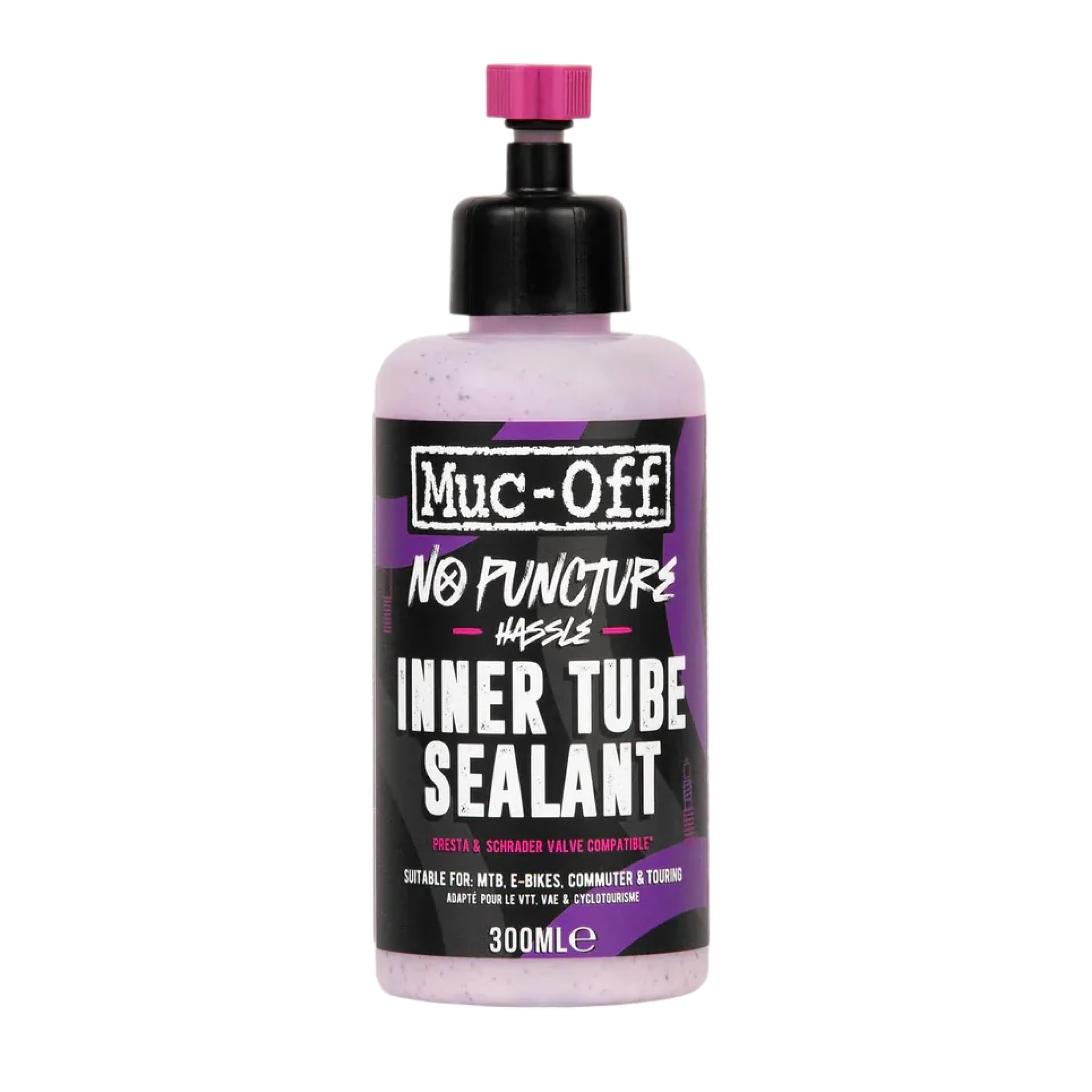 Muc-Off No Puncture Hassle inner Tube Sealant, 300ml - Tyre Sealant for Bicycle Puncture Repair - Bike Tyre Sealant for MTB/Road/Gravel Bikes-image-29