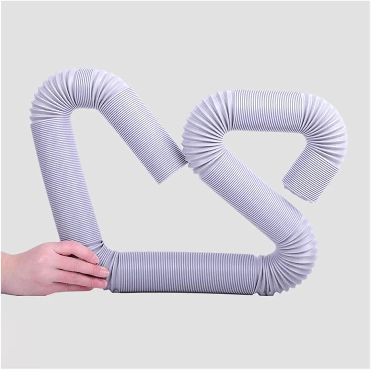 ホワイトPP折りたたみ方向性チューブ、ダスト吸引、真空ヒューム排気ホース、エアチューブ、内径20〜100m&times;長さ4000mm、1個(