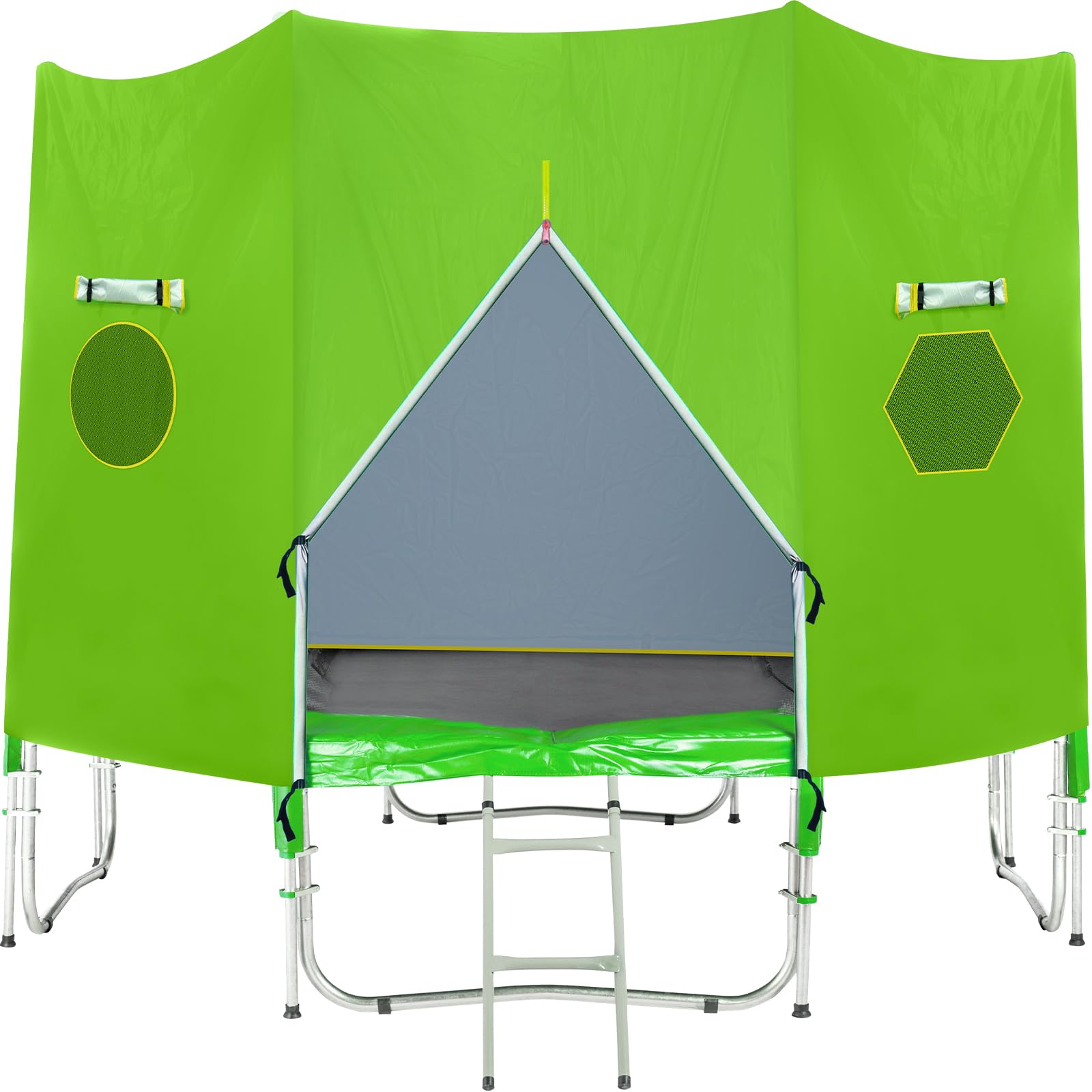 Trampoline Tent Colored Trampoline Tent Cover Fits for 6 Straight Pole Round Trampoline Outdoor Accessory
