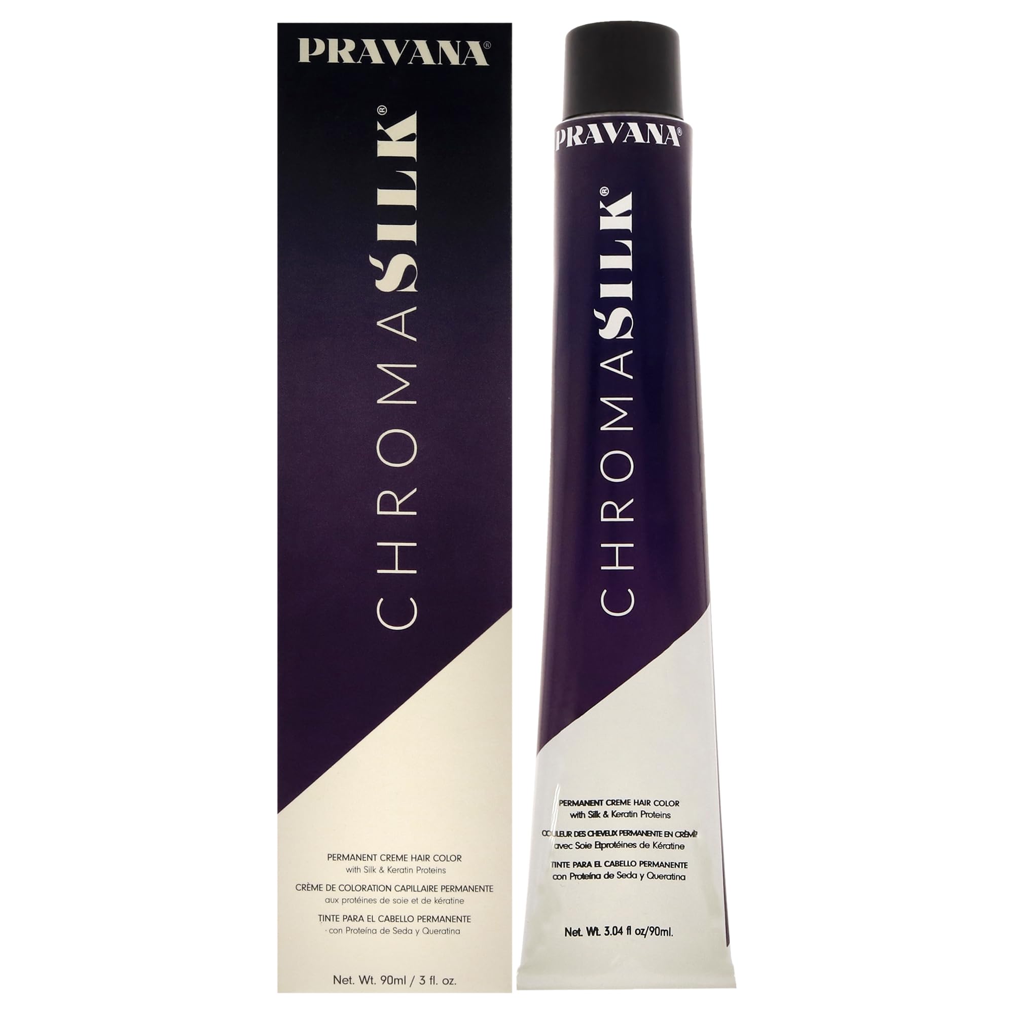 Pravana ChromaSilk Creme Hair Color with Silk & Keratin Protein 7.35 Golden Mahogany Blonde