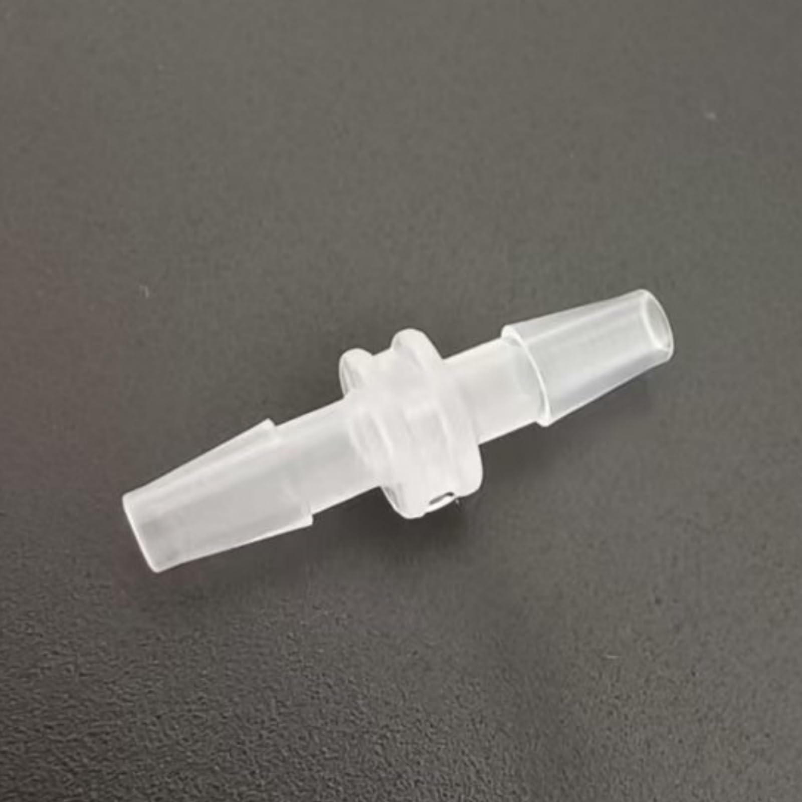 Paquete de 50 accesorios de púas rectos iguales de plástico PP transparente for maquinaria de laboratorio y alimentos - Conectores de manguera duraderos(3.2mm 1/8inch)