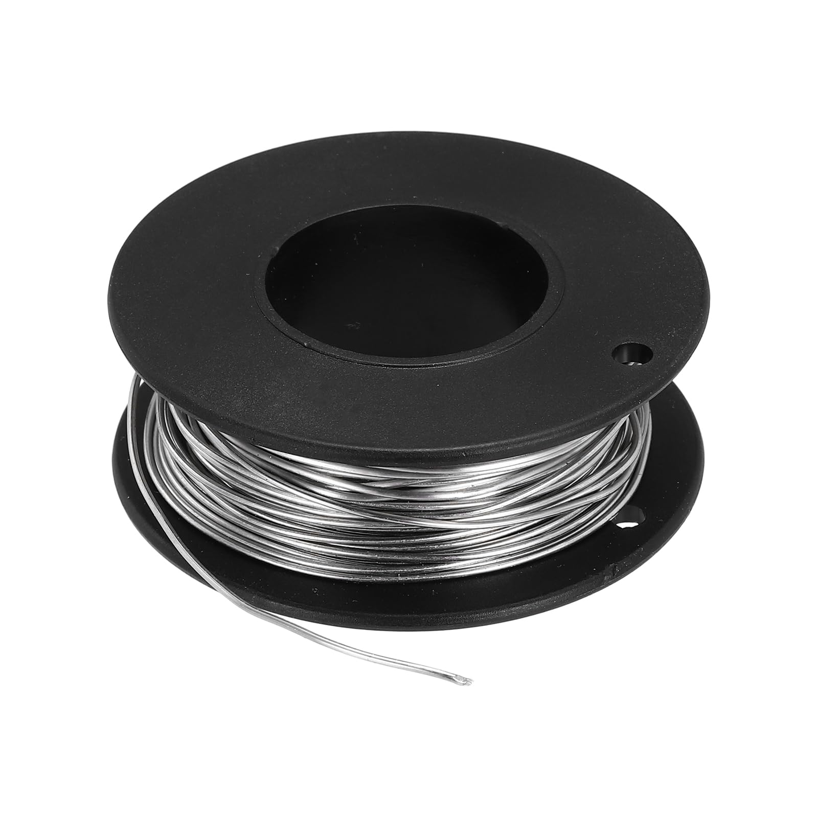 QUARKZMAN Alambre De Resistencia De Calentamiento Nichrome 80 Cr20Ni80 Calibre 20/0.8mm 20m Alta Temperatura Para Reparación De Componentes Electrónicos Negro
