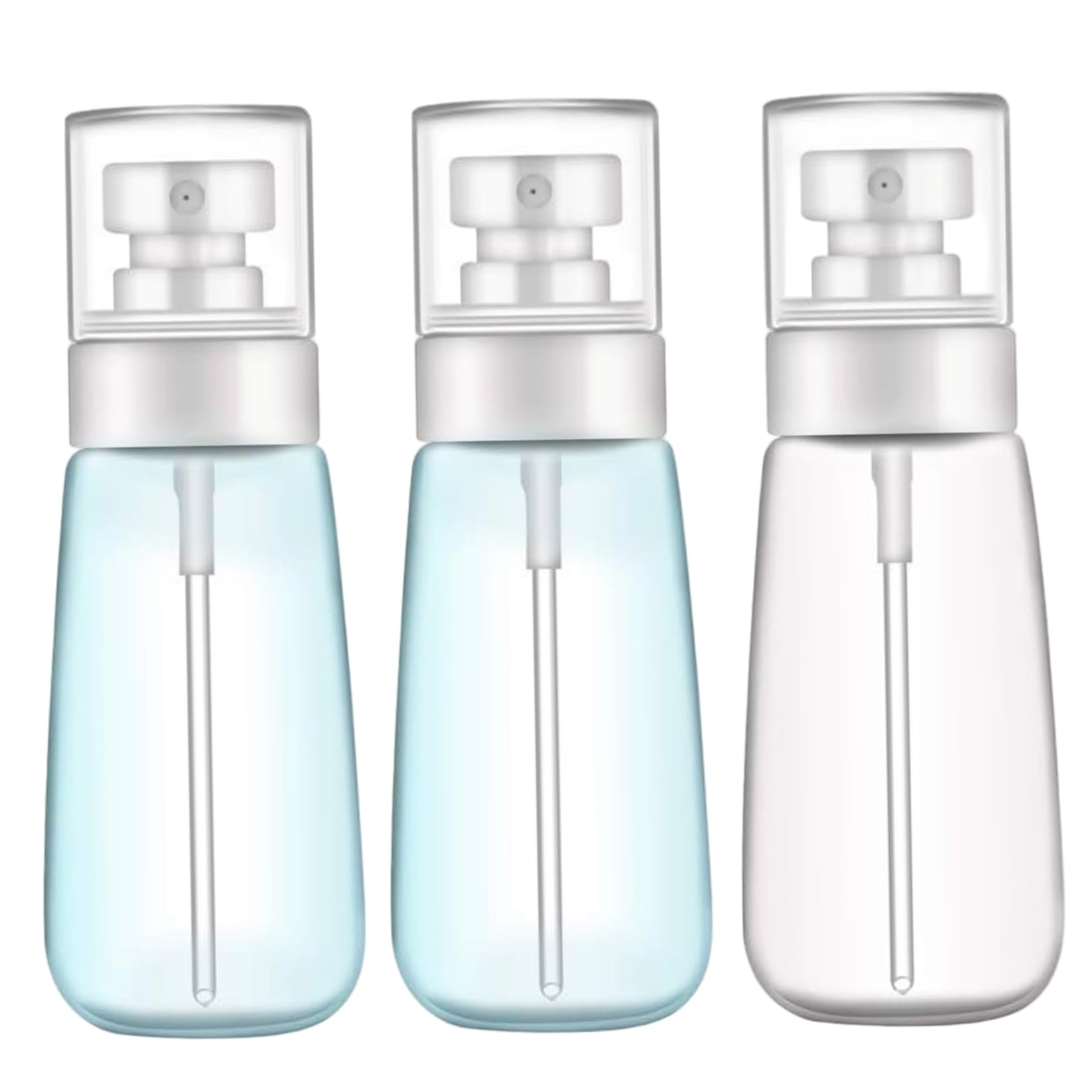 Cnafgbgg 3Pcs Spray Bottles, 100Ml Empty Fine Mist Spray Bottle, Refillable Plastic Travel Containers With Leak Proof Lid For Perfume Essential Oils Toners.
