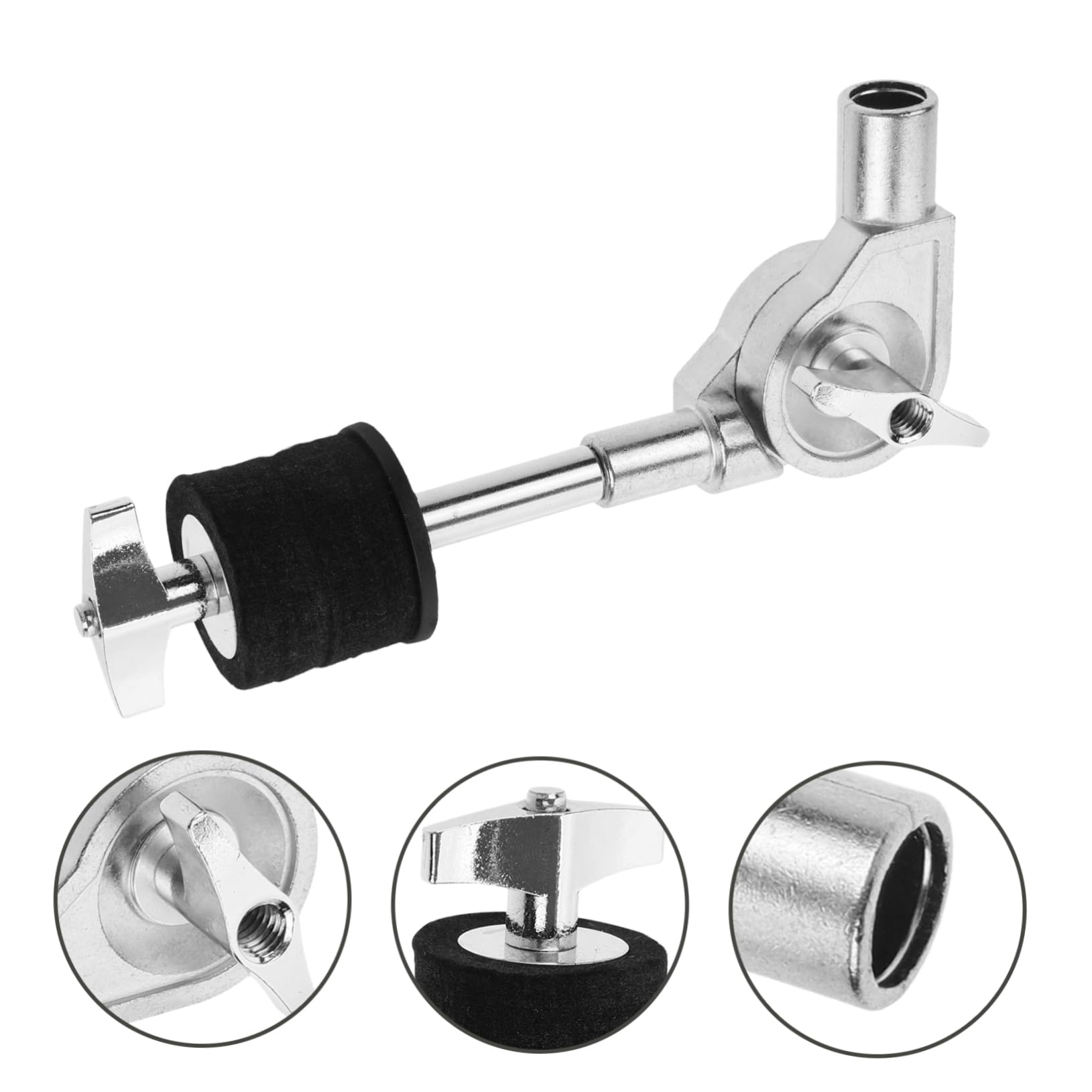 NULYLU 5pcs Cymbal Stacker Mounting Holder Stand for Drums Metal Felt Percussion Accessory