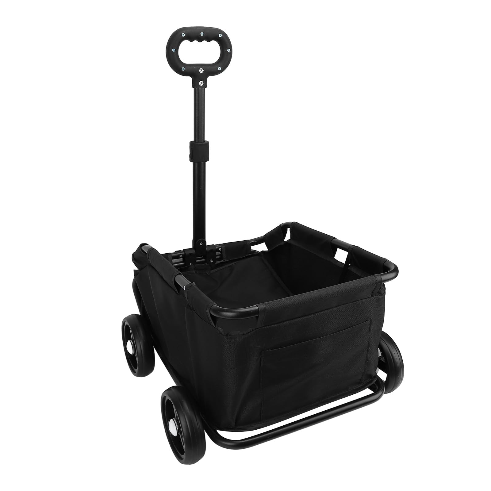 4 Wheels Dog Stroller, Breathable Oxford Cloth Pet Stroller with Storage Bag, 45 Degree Angled Pet Dog Strollers for Travelling Shopping Walking Playing (Supports Up to 15.43lbs)