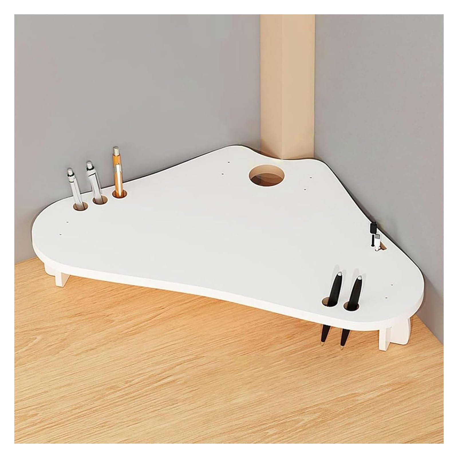 Universeller Monitorständer mit Stifthalter, Büro-Desktop-Ständer und Aufbewahrungsregal für verbesserte Ergonomie und platzsparend, ideal für Zuhause und Arbeitsplatz