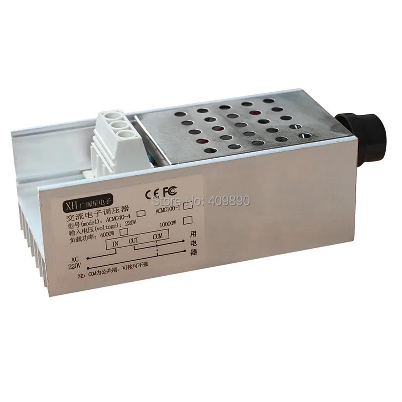 30 unids/Lote 10000w regulador de Voltaje electrónico SCR BTA100-800B de Alta Potencia for Control de Velocidad, atenuación y termostato