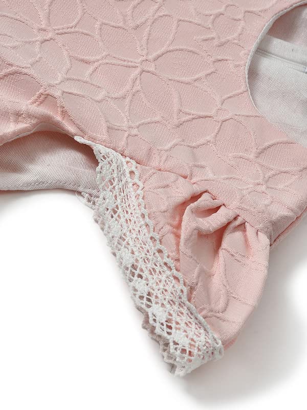 Image of Mi Arcus Corduroy Collar Dress for Baby Girl