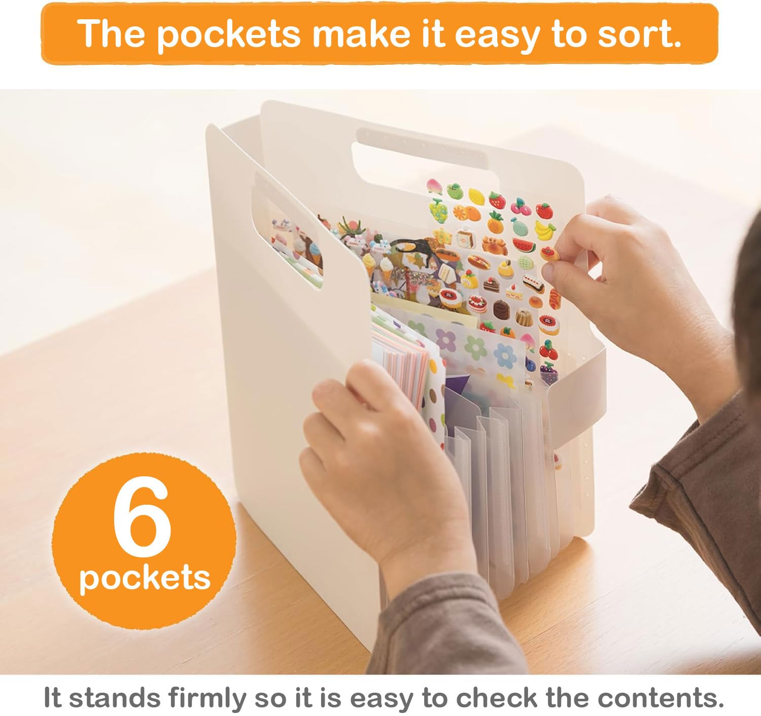 Sakura Koagoa File Organaizer Expanding File Portable Document Paper Bill Receipt Organizer Home College School Office Supplies Letter Size P 355180366