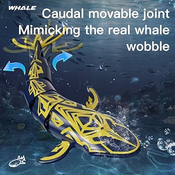 Amazon.co.jp: ラジコン ダイビング ブルークジラ (ゴールデン