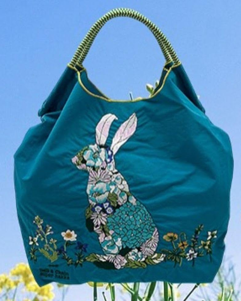 花野うさぎ ☆とても素敵な【花刺繍の3way バッグ】 花野うさぎ ☆とても素敵な【花刺繍の3way バッグ】 花野うさぎ