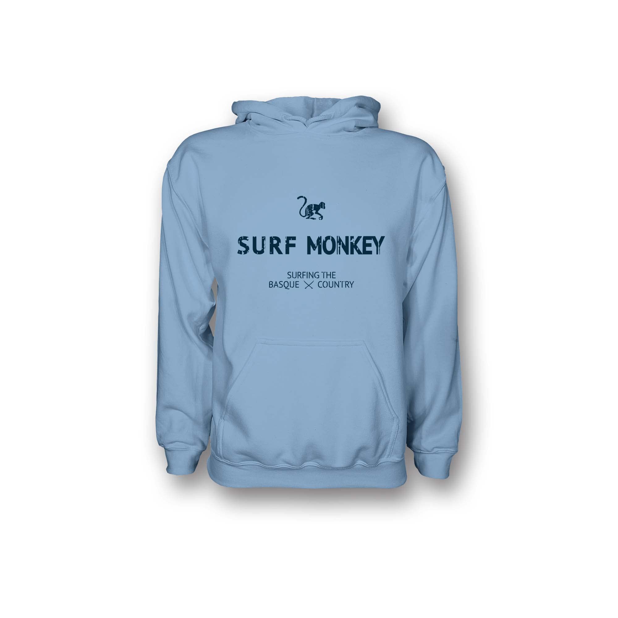 Hoodie Sudadera Ecológica con Capucha para Hombre/Mujer - Algodón Orgánico Gots Surf Monkey®