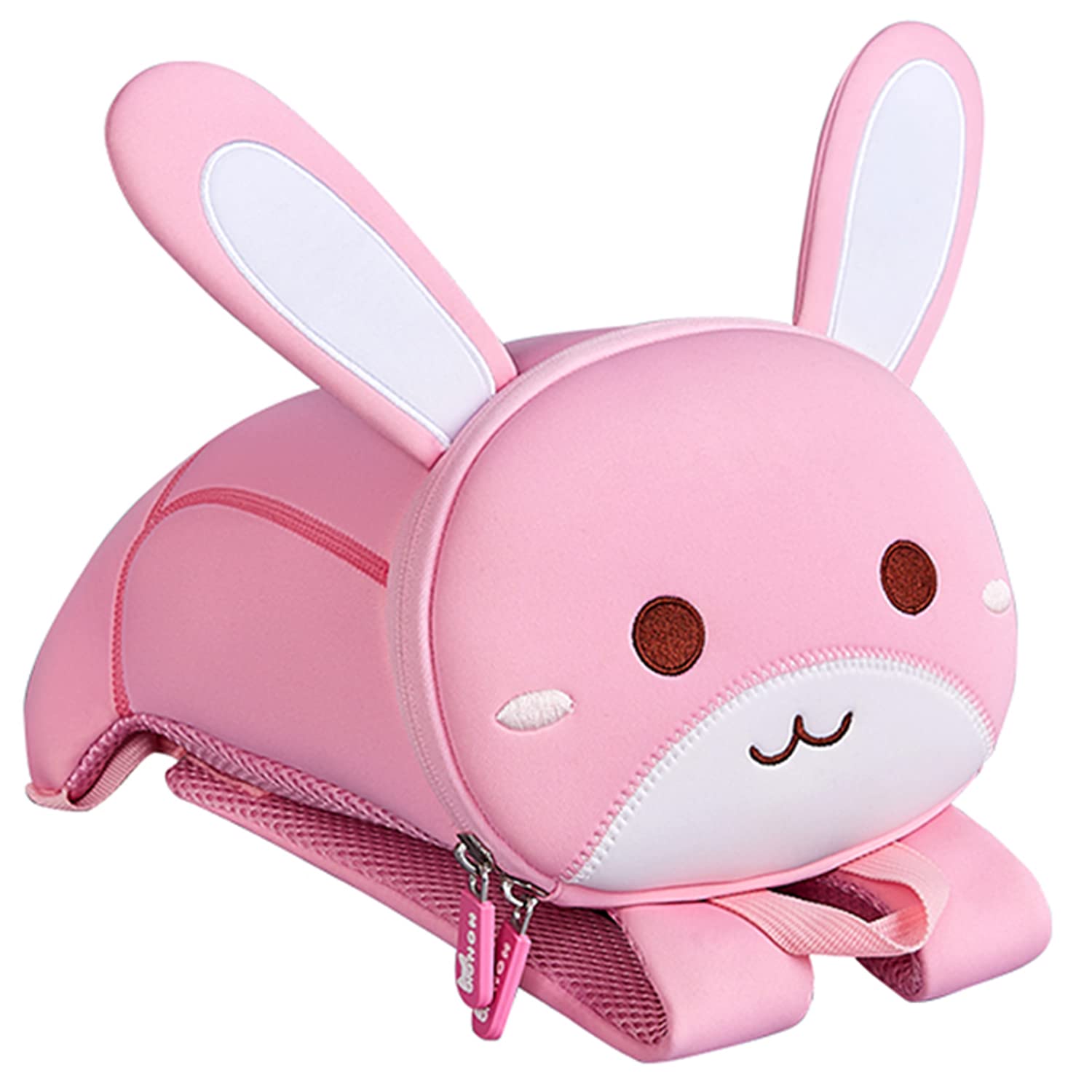 NOHOONohoo Pre School 3D Bag Rabbit Pink (Large)