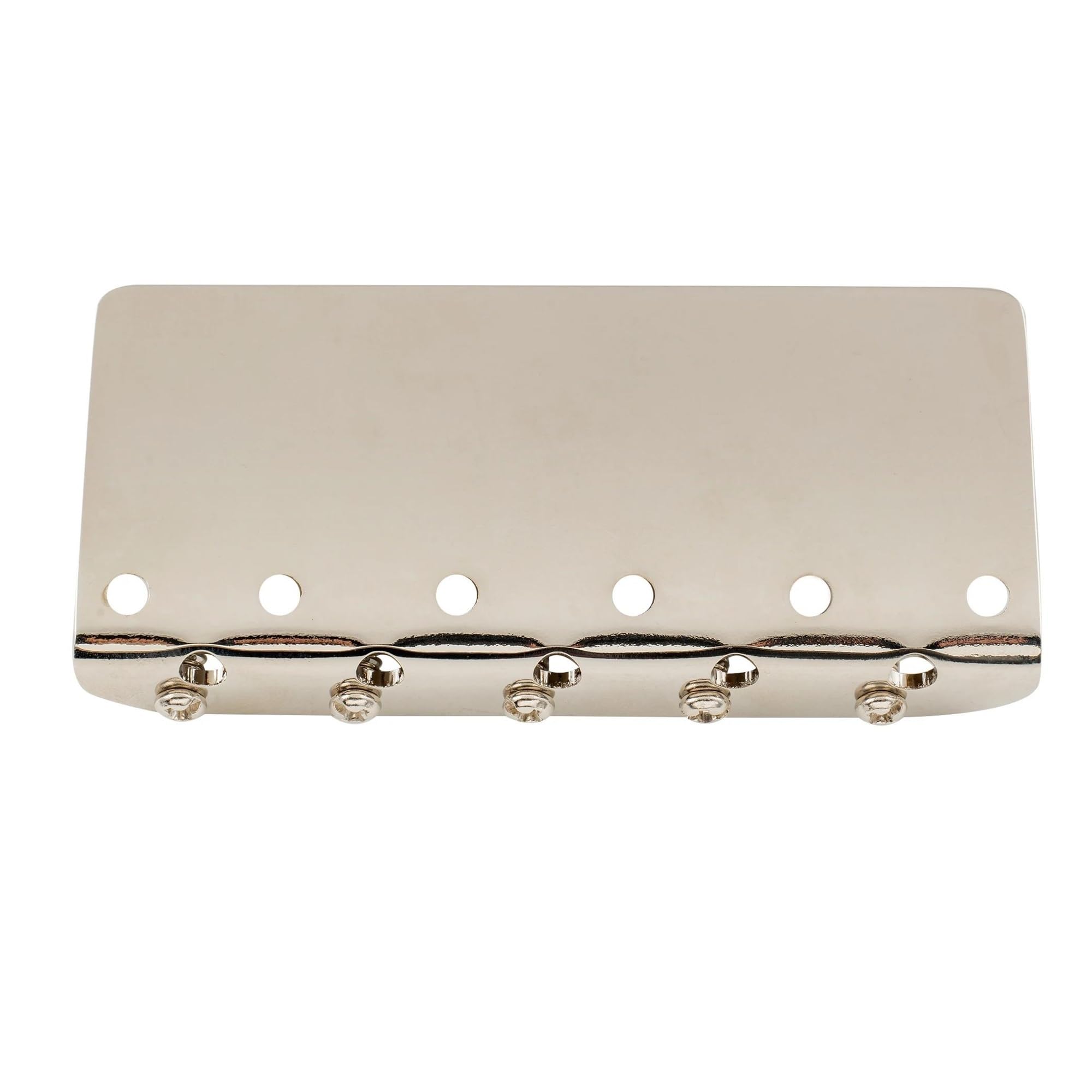 Puente Para Bajo Clásico Estándar De 5 Cuerdas De 18 Mm Con Monturas De Latón Y Placa Base De Acero Puente De Guitarra Profesional(Nickel)