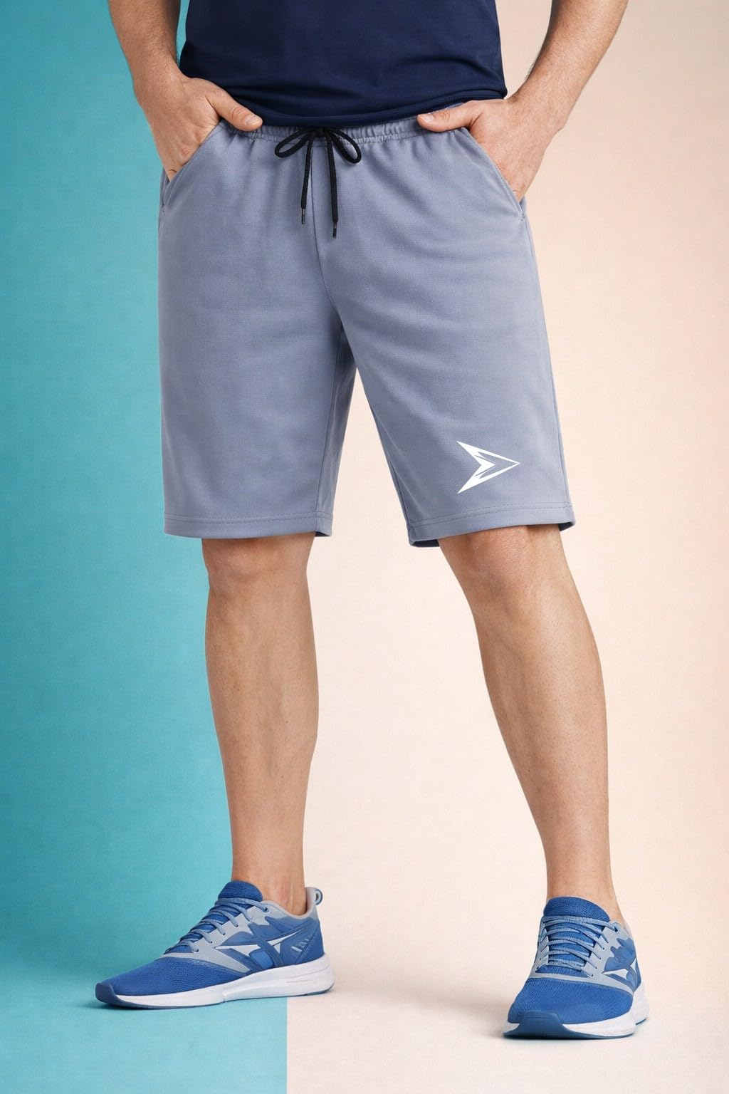 Skandaa Men's Shorts Grey 63-picture-38