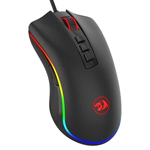 Redragon M711 Cobra Gaming Mouse with 16 8 Million RGB Color Backlit 10 000 DPI Adjustable Comfortable Grip