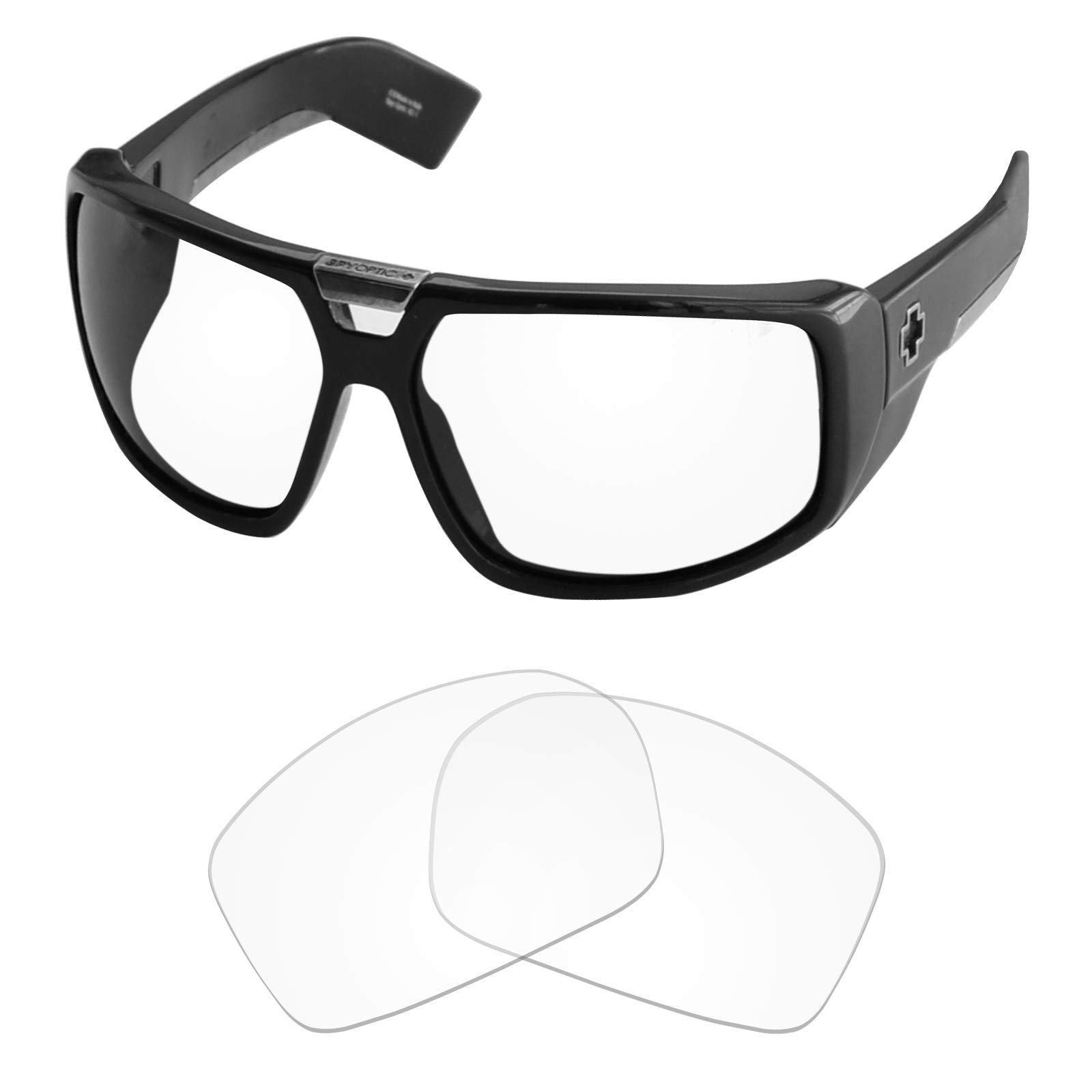 TintartPerformance Replacement Lenses Compatible with Spy Optic Touring - UV400 Clear