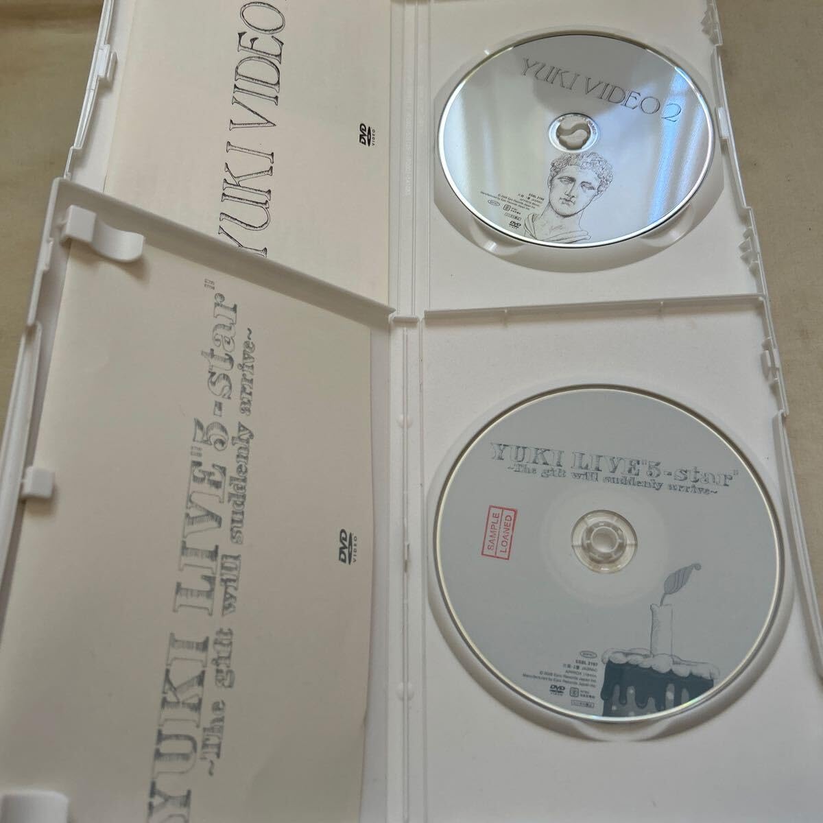 YUKI LIVE DVD 2枚セット Yuki ユキ DVD2セット Yukiライブ うれしくって抱きあうよ