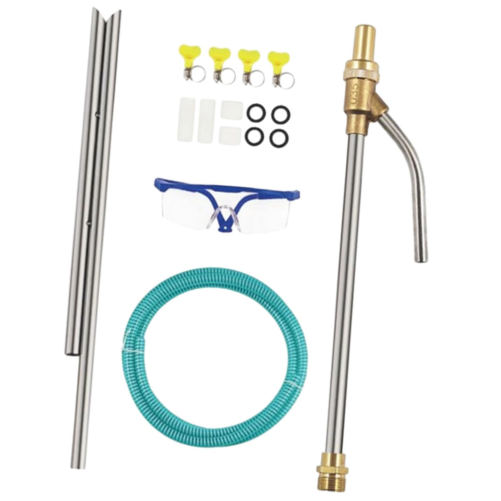 Qianly Portátil Adaptador para Lavadora a Presión Kit de Arenado Húmedo Boquilla Reemplazable Conector Rápido Material Acero Inoxidable Adecuado, Verde