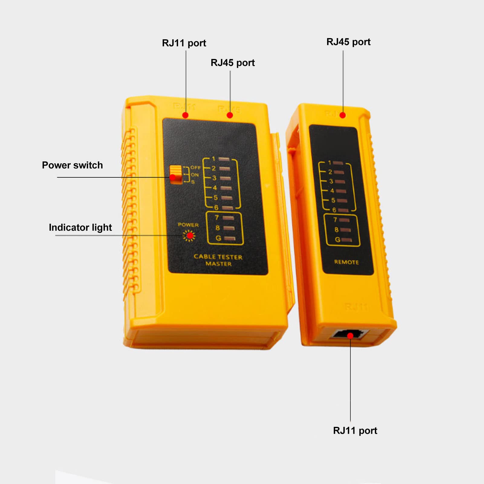 Kit à outils à embouteillage Terminal téléphonique à plusieurs usages Universal Ratchet Strucping Pliers Network Tester Set