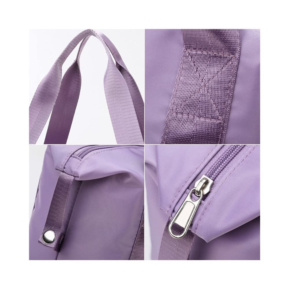 RajoNN Dry Wet Combo Sac de Yoga pour Femmes Sports Fitness Exercice Sac à bandoulière Portable Extensible Voyage Duffle Sacs de Sport (Color : Gray L)