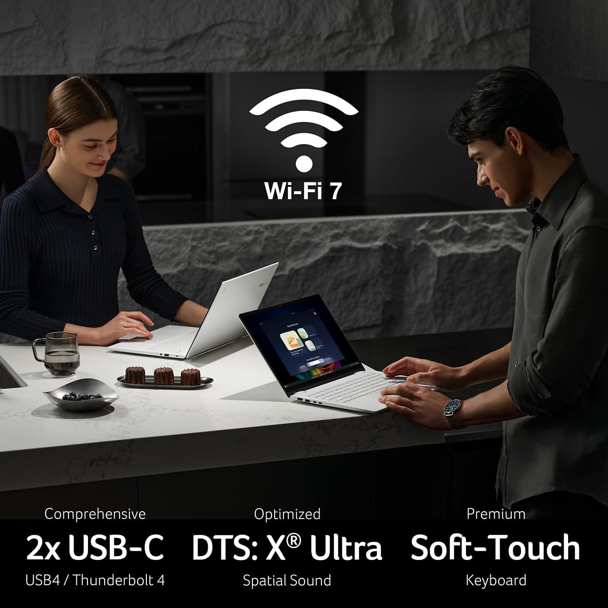 acer Swift Edge 14 AI Copilot+ PC | 14.5" 3K OLED Gorilla Glass Matte Pro 120Hz Touch Display | Intel Core Ultra 7 Processor 258V | Intel ARC 140V | 32GB LPDDR5X | 1TB SSD | Wi-Fi 7 | SFE14-51T-75PZ