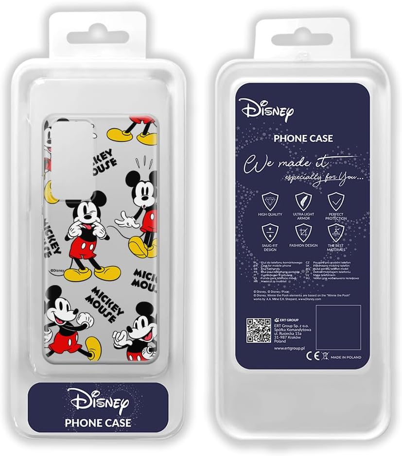 ERT GROUP Mobile Phone case for Xiaomi 12T/ 12T pro/ K50 Ultra Original and Officially Licensed Disney Pattern Mickey 050 optimally adapted to The Shape of The Mobile Phone, Partially Transparent