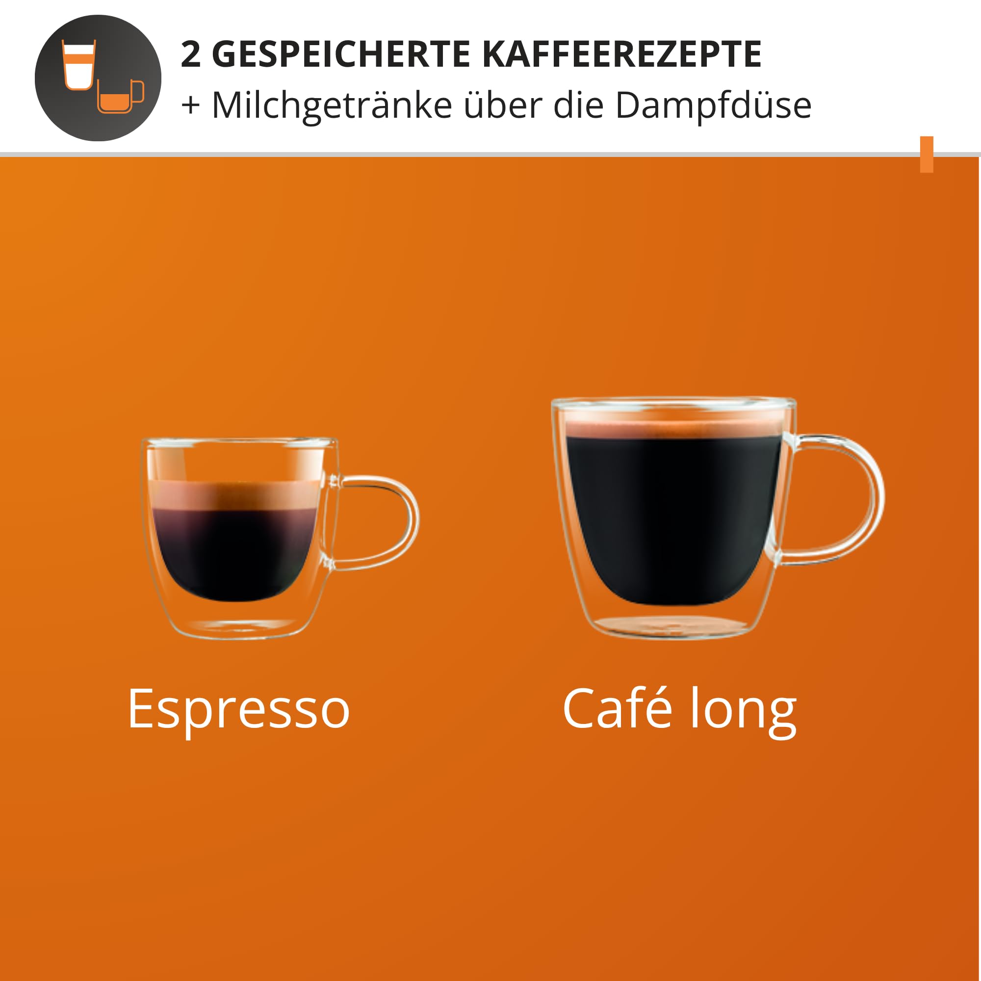 KRUPS Arabica Picto Kaffeevollautomat, Kaffeemaschine, Milchschaumdüse, 2-Tassen-Funktion, Schwarz