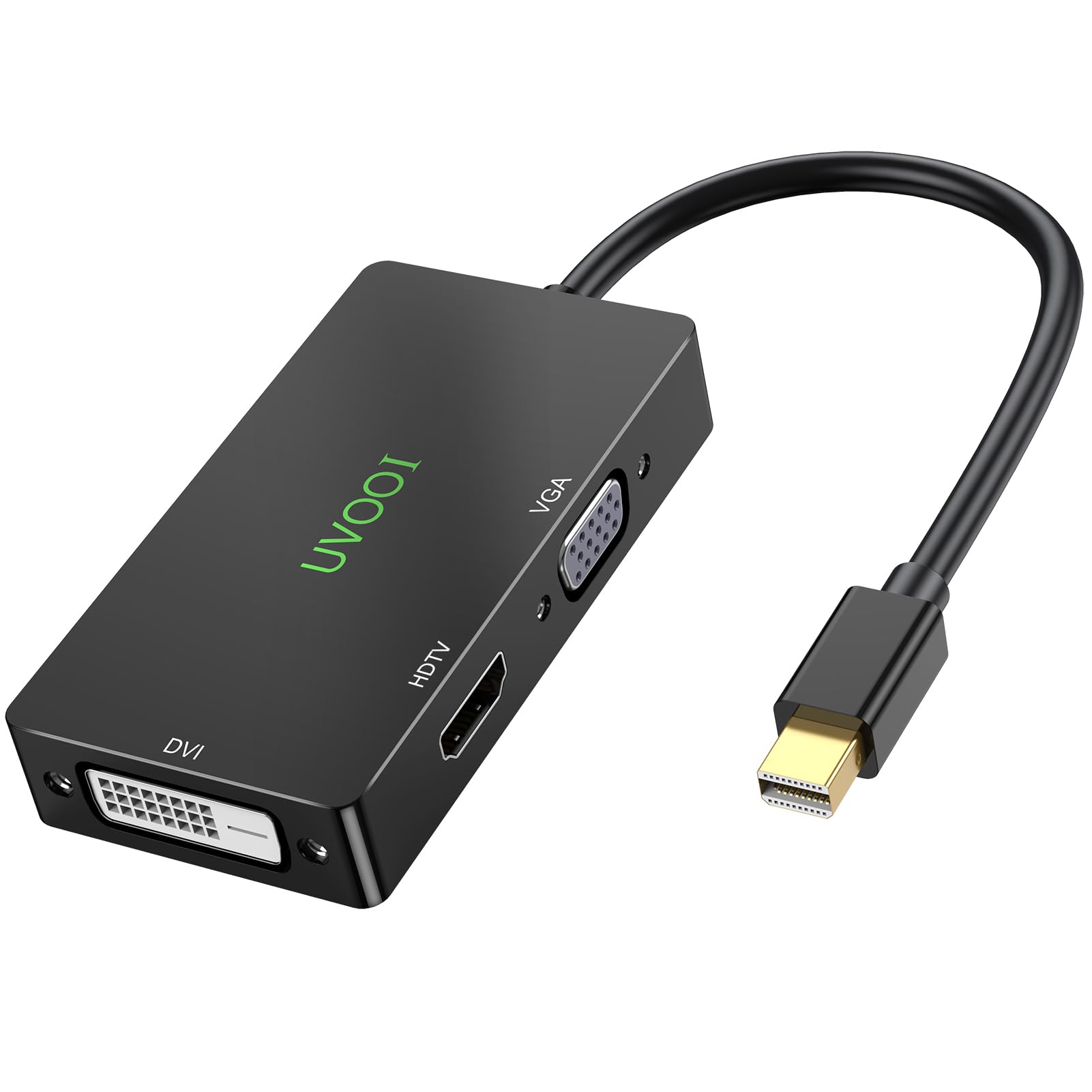 Amazon.com: UVOOI 4K Mini DisplayPort to HDMI DVI VGA Adapter, 3