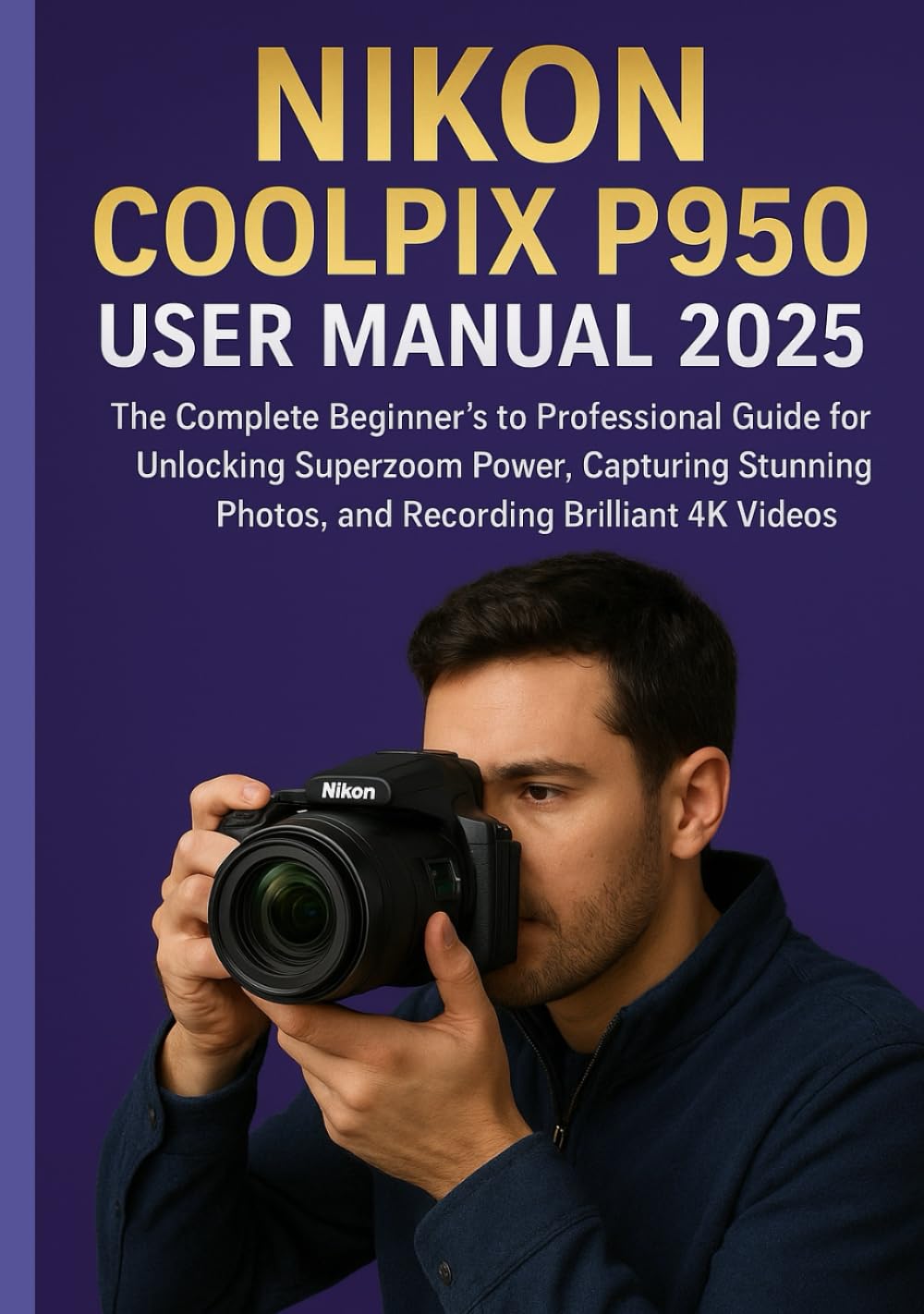 NIKON COOLPIX P950 USER MANUAL 2025: The Complete Beginner’s to Professional Guide for Unlocking Superzoom Power, Capturing Stunning Photos, and Recording Brilliant 4K Videos
