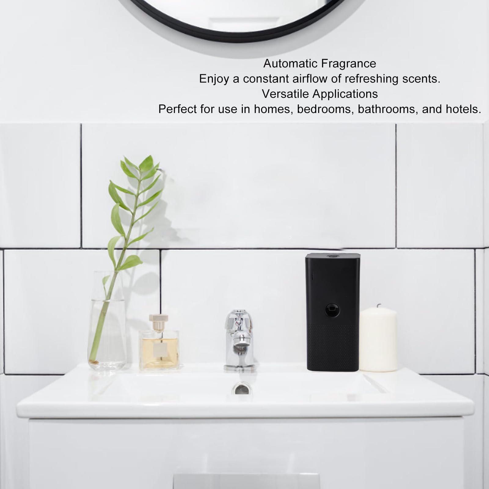 Aramox Difusor de Aceites Esenciales sin Agua, Dispensador Automático de
