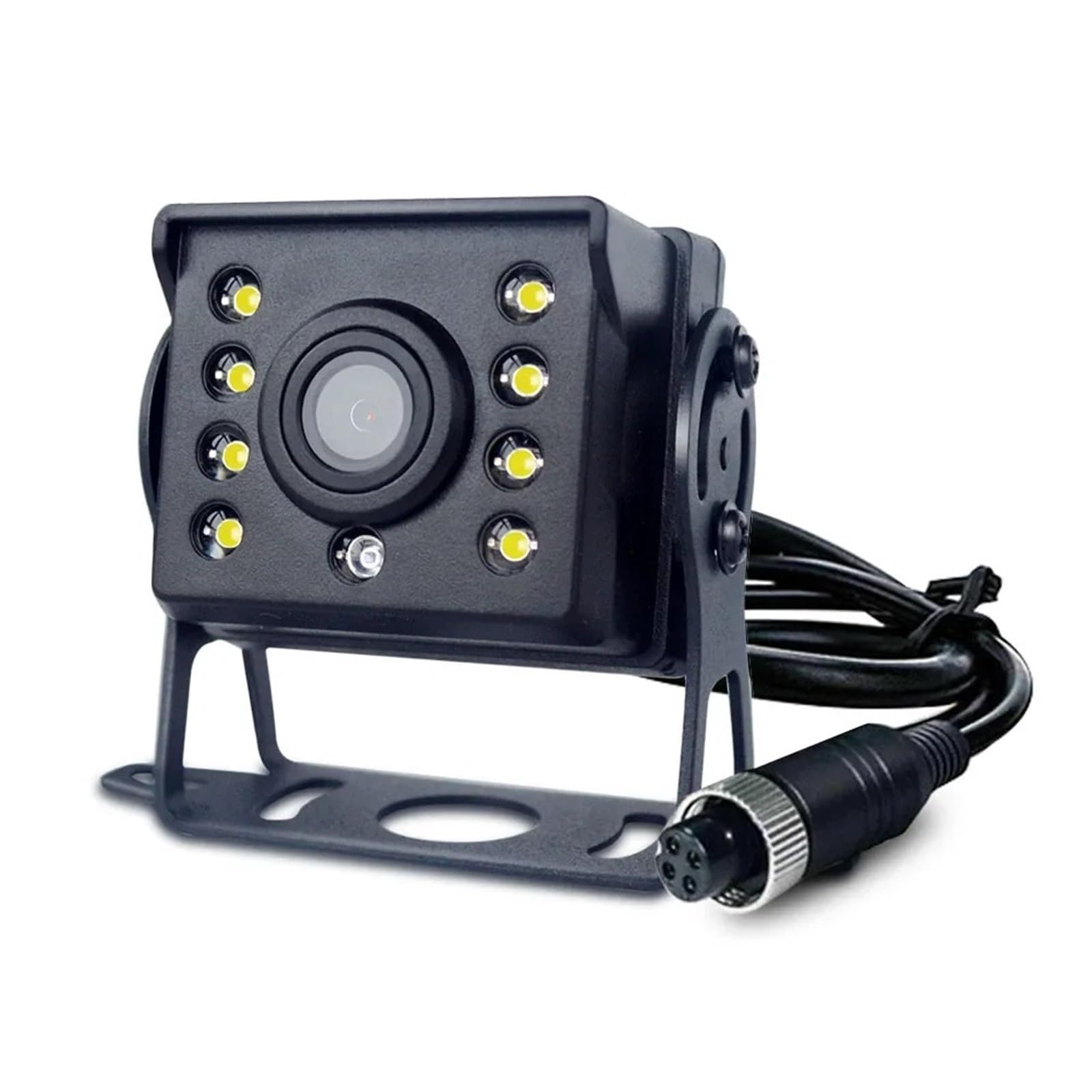 Cámara Reversa con Monitor Visión Trasera A Color LCD 7", 12 V/24 V CVBS para Autobuses Camiones Autocaravanas Remolques Camionetas. Cámara Trasera