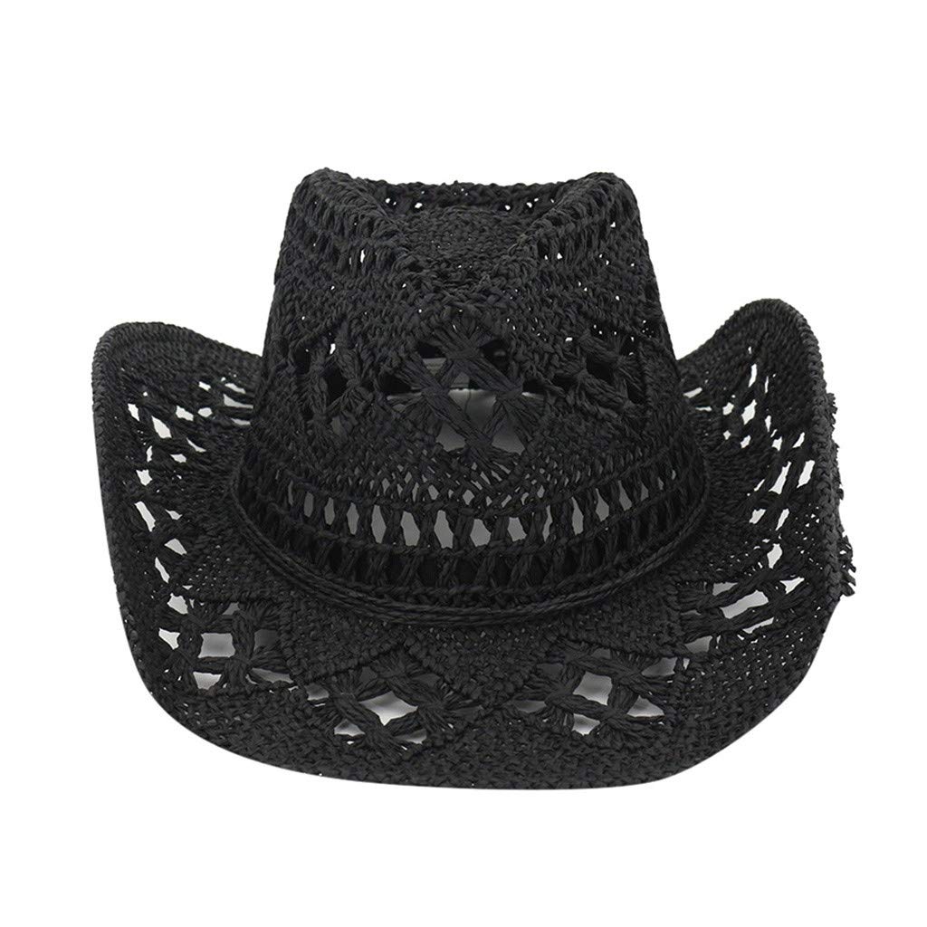 Dinglong Gorro Verano Fashion Lady Foldable Casual Cap Wide Sun Sombrero de Paja para Mujeres y Hombres Gorro Verano