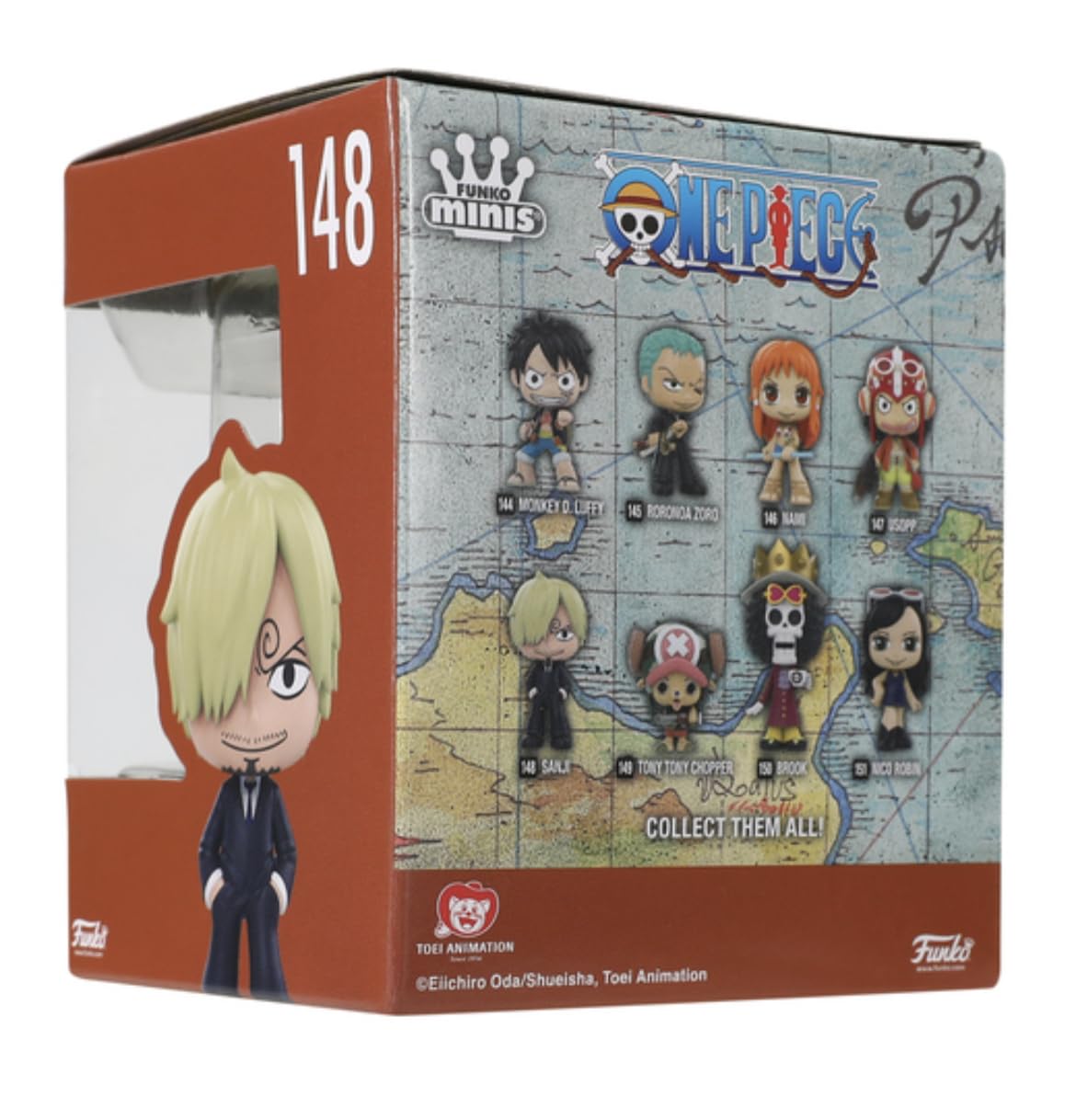 Funko One Piece Mystery Minis Sanji #148 Figure, Black, 2.5 inches - Image 2