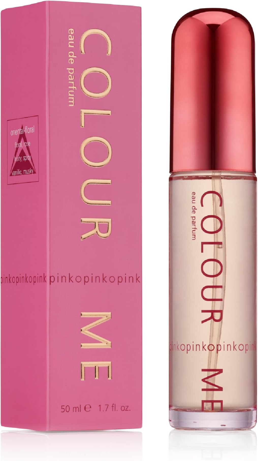 Women Femme Pink Eau De Floral Spray Parfum 50Ml
