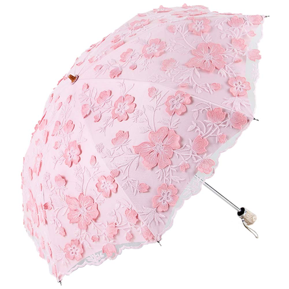 Parapluie pliable 3D dentelle Honeystore pour balades et cérémonies