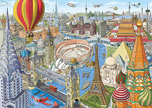 Ravensburger Around the World in 80 Days 1000 Piece Jigsaw Puzzles for Adults and Kids Age 12 Years Up