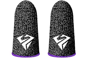 1 Pair for PUBG Mobile Games Breathable Gaming Finger Sleeve