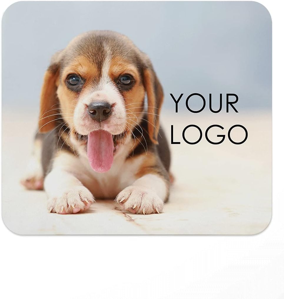 Personalized Custom Mouse Pad – 2 Pack 8 x 9 inch Non-Slip Rubber Base Eco-Friendly Mat Desk Mousepad Keyboard Customized Photo Design Text Name Picture Gift (MPS0697, 8 X 9 Inches)