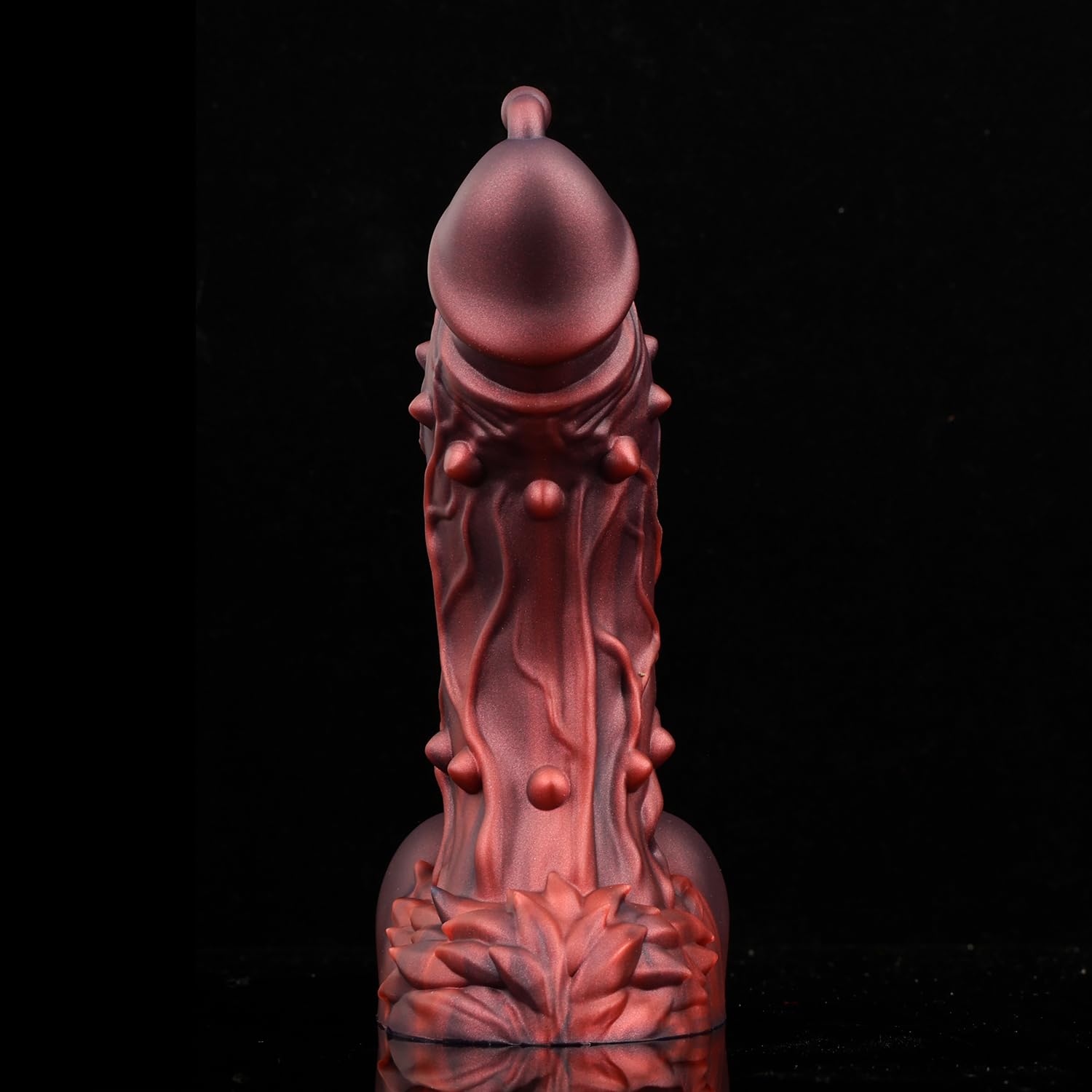 10.8" Nothosaur 「Oak」Huge Thick Dildo, Realistic Silicone Dildos with Strong Suction Cup Anal Play, G-spot Giant Dildo Anal Sex Toys for Women and Men, XXL: XXXL Rust Red