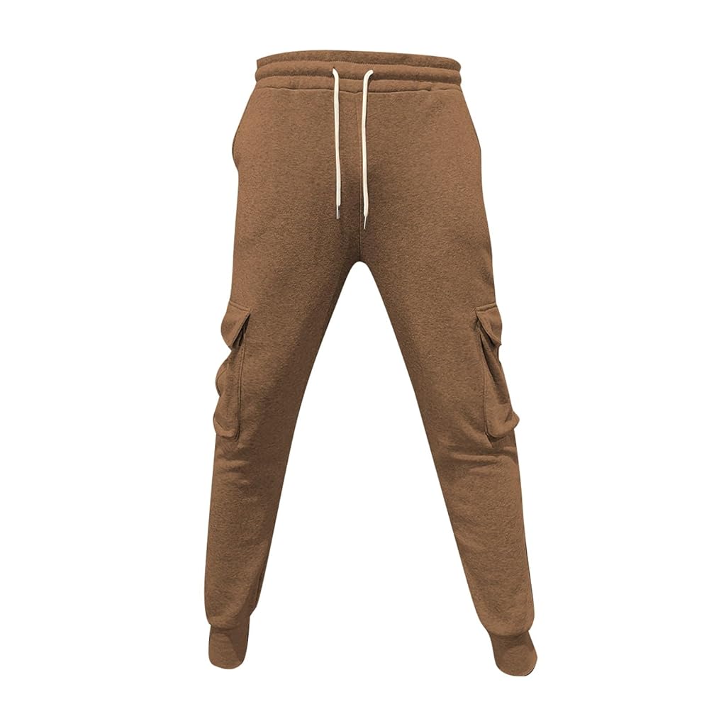 pantaloni foderati in pile uomo