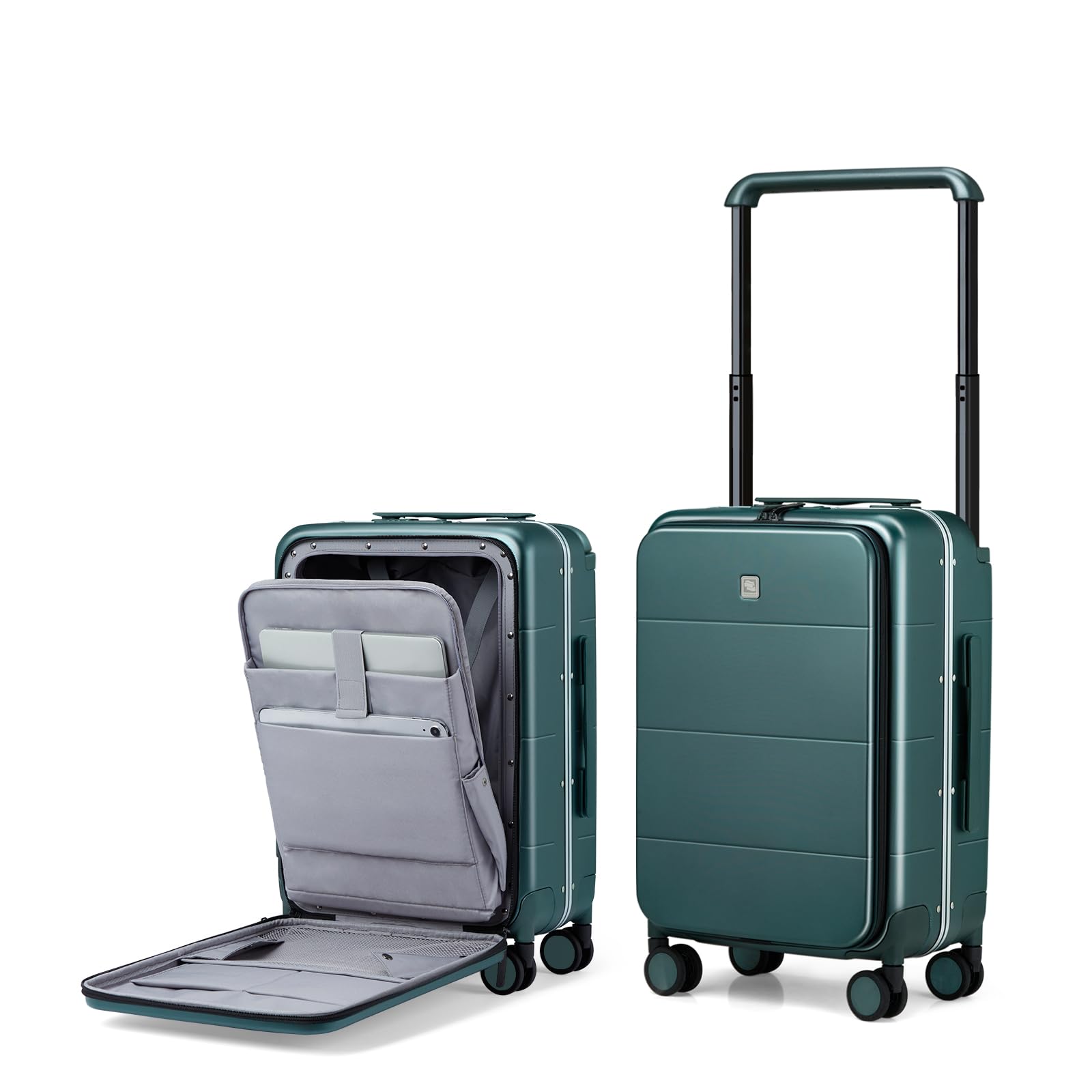 Hanke 20 Inch Carry On Luggage Airline Approved Hard Shell Suitcase