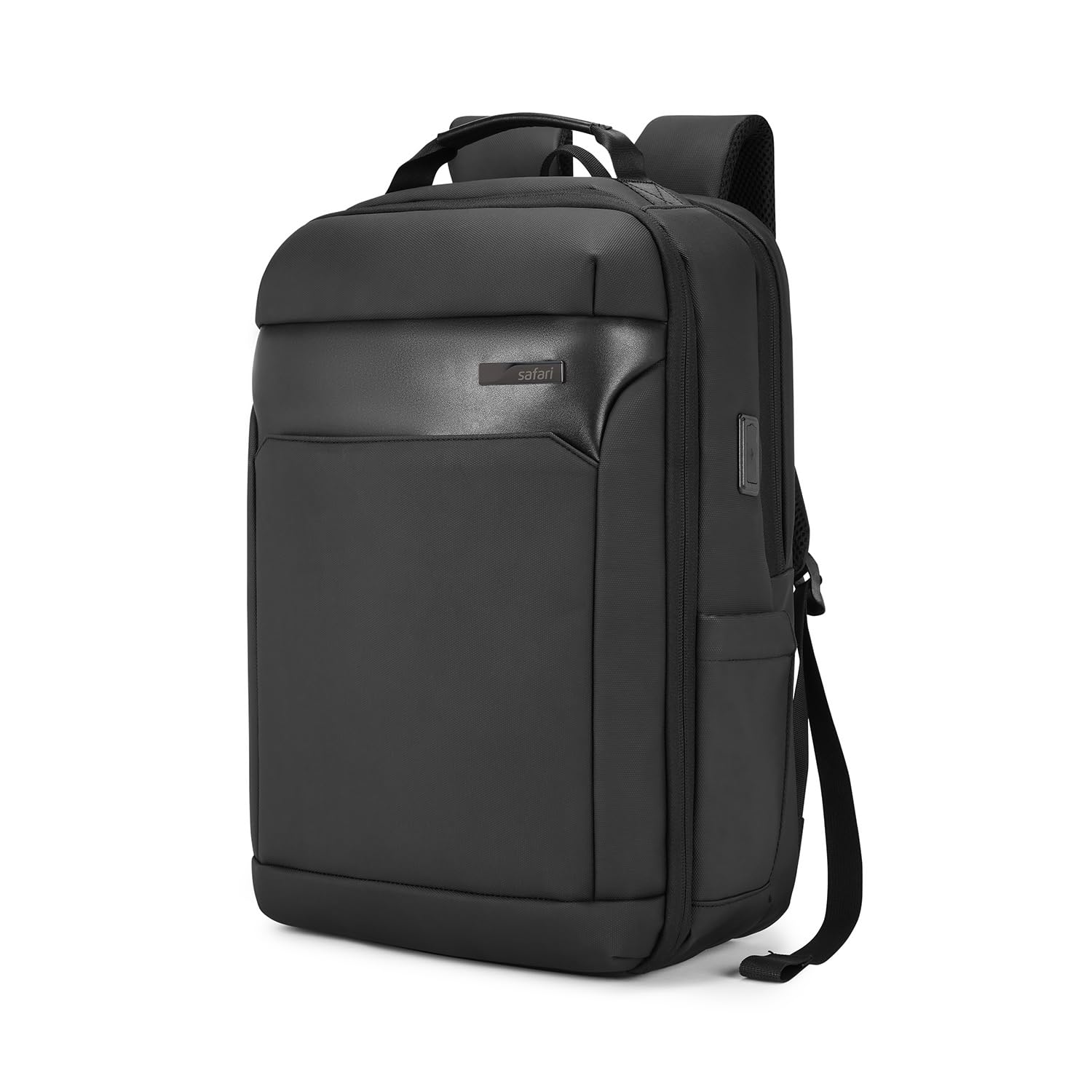 safari Arden 25L Formal Laptop Backpack Bag for Man & Women, Ideal for Office Use/School/College Boys and Girls, 2 Compartment Bags with Organizer, Trolley Sleeve, Front pockets, Dual USB Port-picture-10