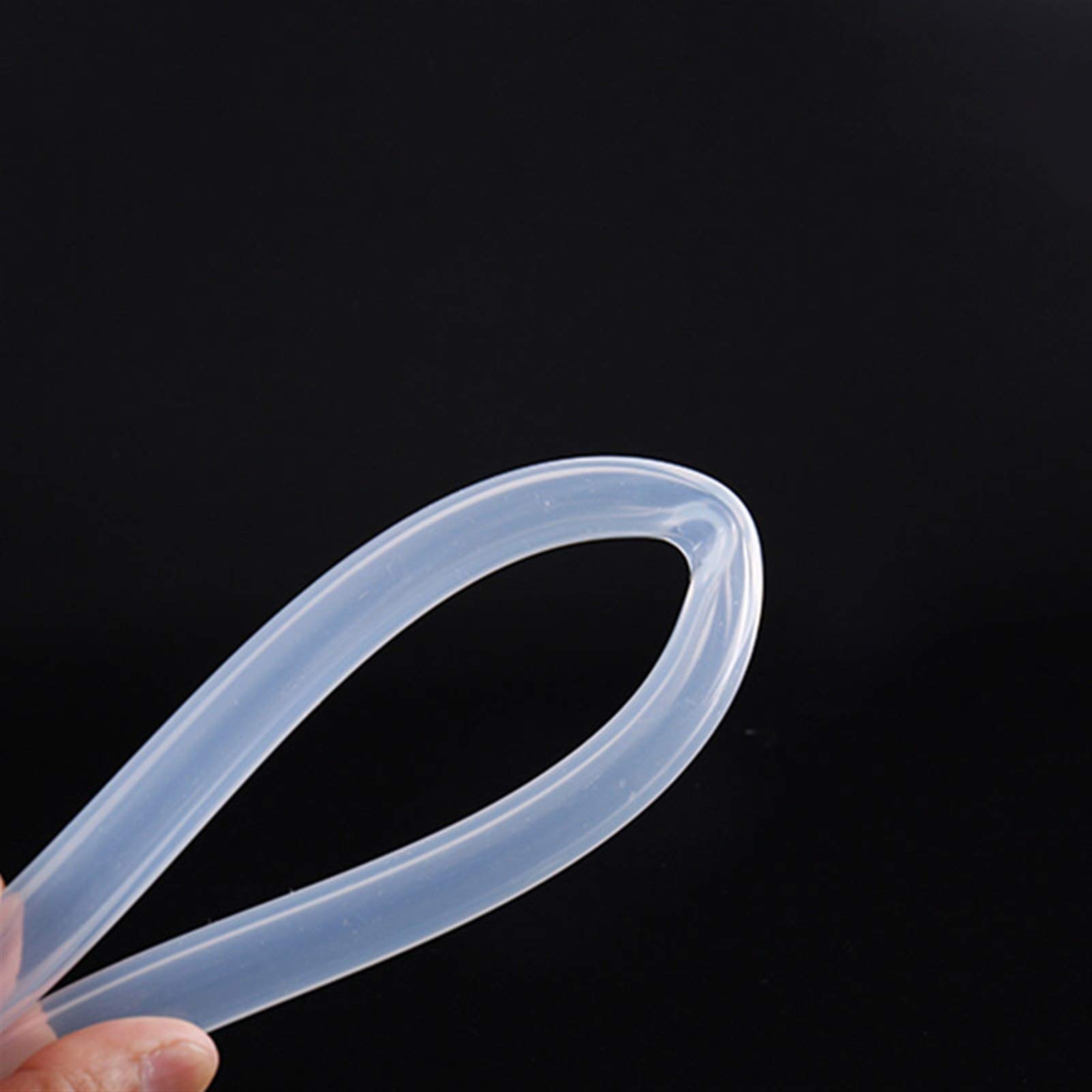 Tubo de goma de silicona flexible transparente, tubo de agua potable de goma de silicona, varios tamaños (8 x 10 mm)