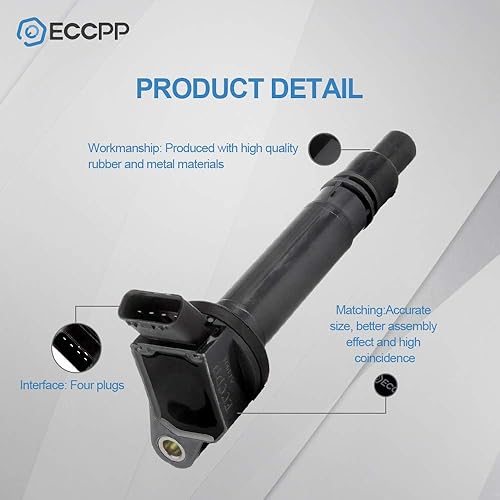 Vista 1823 de ECCPP Bobinas de encendido portátiles de repuesto para automóvil compatibles con Infiniti I30/para Nissan Maxima 3.0L V6 2000-2001 Reemplazo